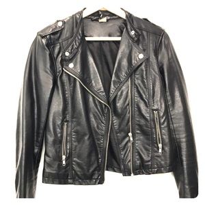 Faux Leather Jacket